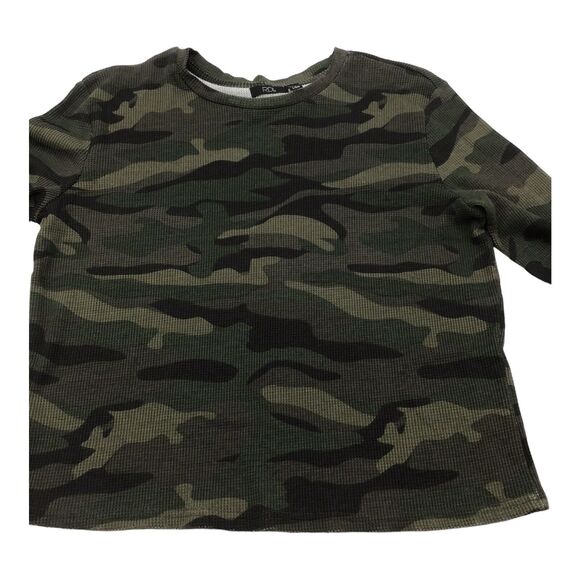 RDI Womens Medium Thermal Top Camouflage Camo Long Sleeve Green Pullover NWOT - Picture 12 of 16